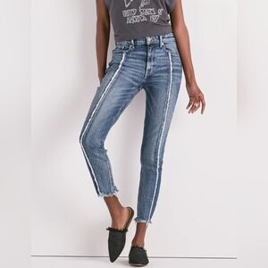 Lucky Brand Bridgette High-rise Skinny Jean in Kallin, Fray, NWT, 8